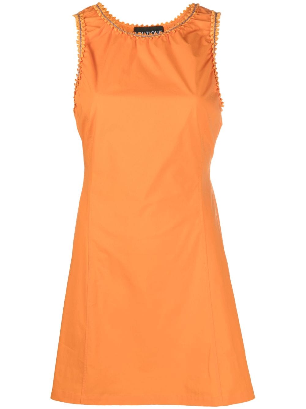 Boutique Moschino sleeveless cotton mini dress - Orange von Boutique Moschino