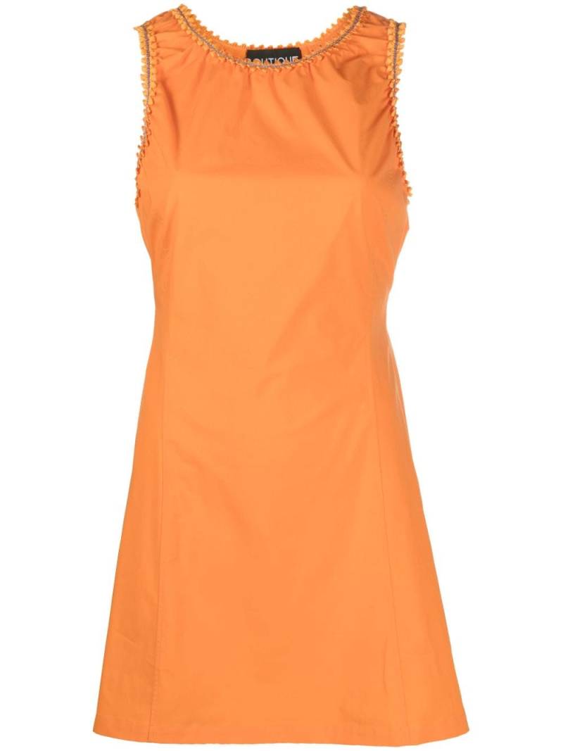 Boutique Moschino sleeveless cotton mini dress - Orange von Boutique Moschino