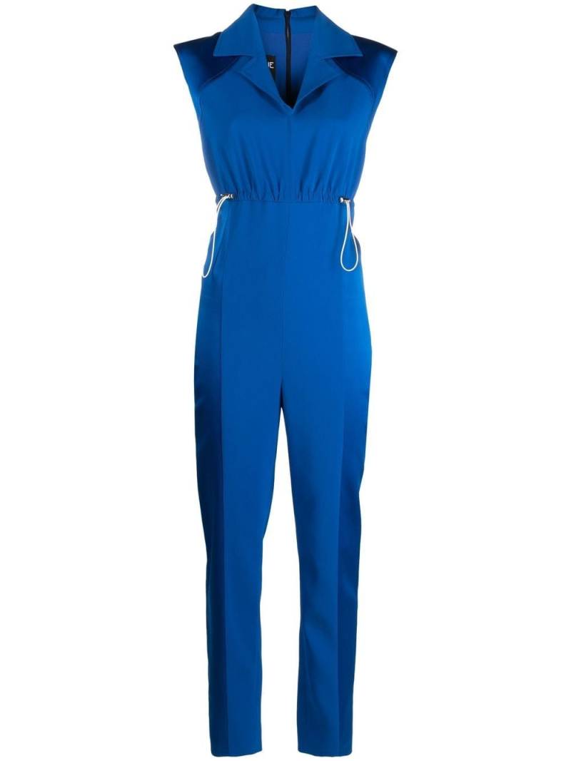 Boutique Moschino sleeveless drawstring jumpsuit - Blue von Boutique Moschino