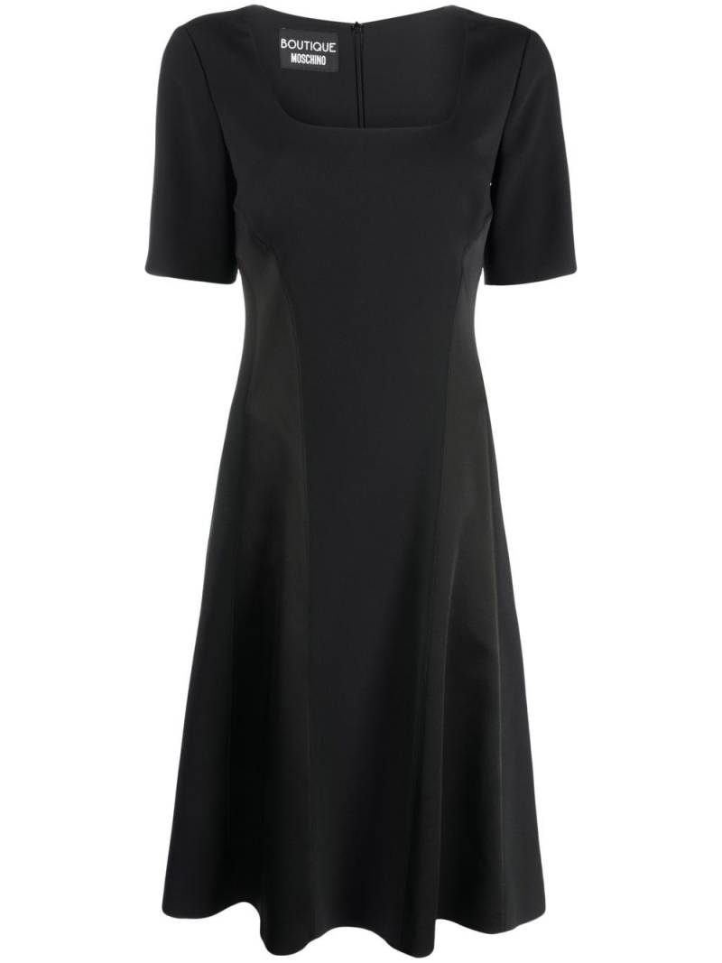 Boutique Moschino square-neck dress - Black von Boutique Moschino