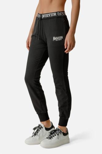 Boxeur des Rues Jogginghosen Logo Essential Pants - schwarz (Grösse: L) von Boxeur des Rues