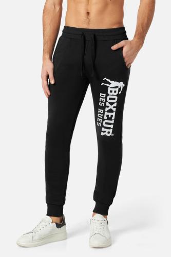 Boxeur des Rues Jogginghosen Man Long Sweatpants with Logo - schwarz (Grösse: L) von Boxeur des Rues