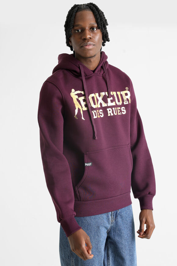 Boxeur des Rues Kapuzensweatshirt | Wine | Herren  | L von Boxeur des Rues