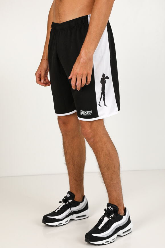 Boxeur des Rues Mesh Shorts | Schwarz | Herren  | L von Boxeur des Rues