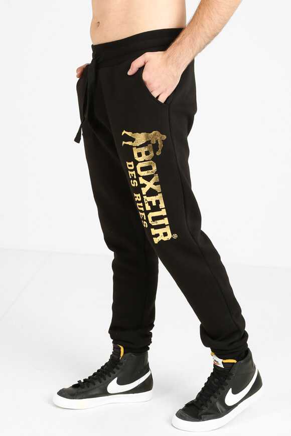 Boxeur des Rues Sweathose | Black + Gold | Herren  | L von Boxeur des Rues