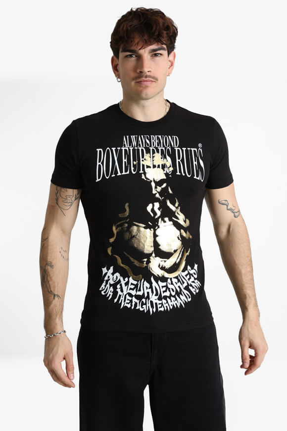 Boxeur des Rues T-Shirt | Black + Gold | Herren  | M von Boxeur des Rues