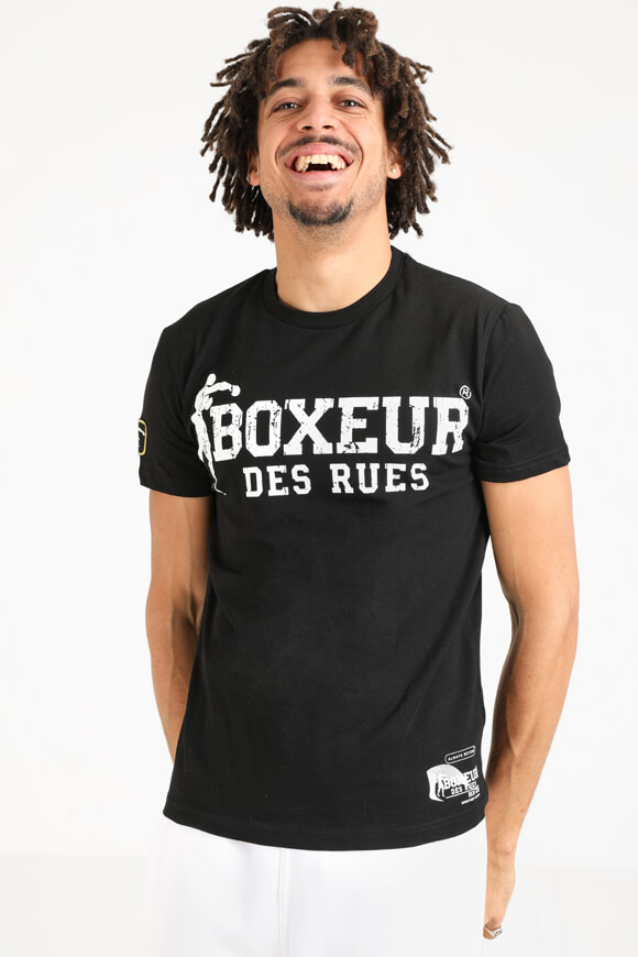 Boxeur des Rues T-Shirt | Black + White | Herren  | L von Boxeur des Rues