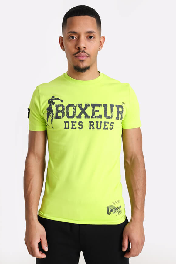 Boxeur des Rues T-Shirt | Lime | Herren  | M von Boxeur des Rues