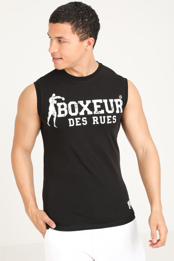 Boxeur des Rues Tanktop | Black + White | Herren  | L von Boxeur des Rues