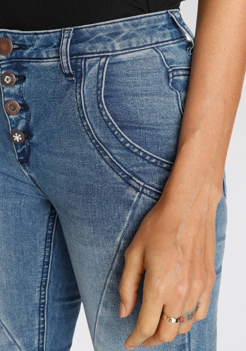 Boysen's Skinny-fit-Jeans, mit glitzernden Zierknöpfen - NEUE KOLLEKTION von Boysen's