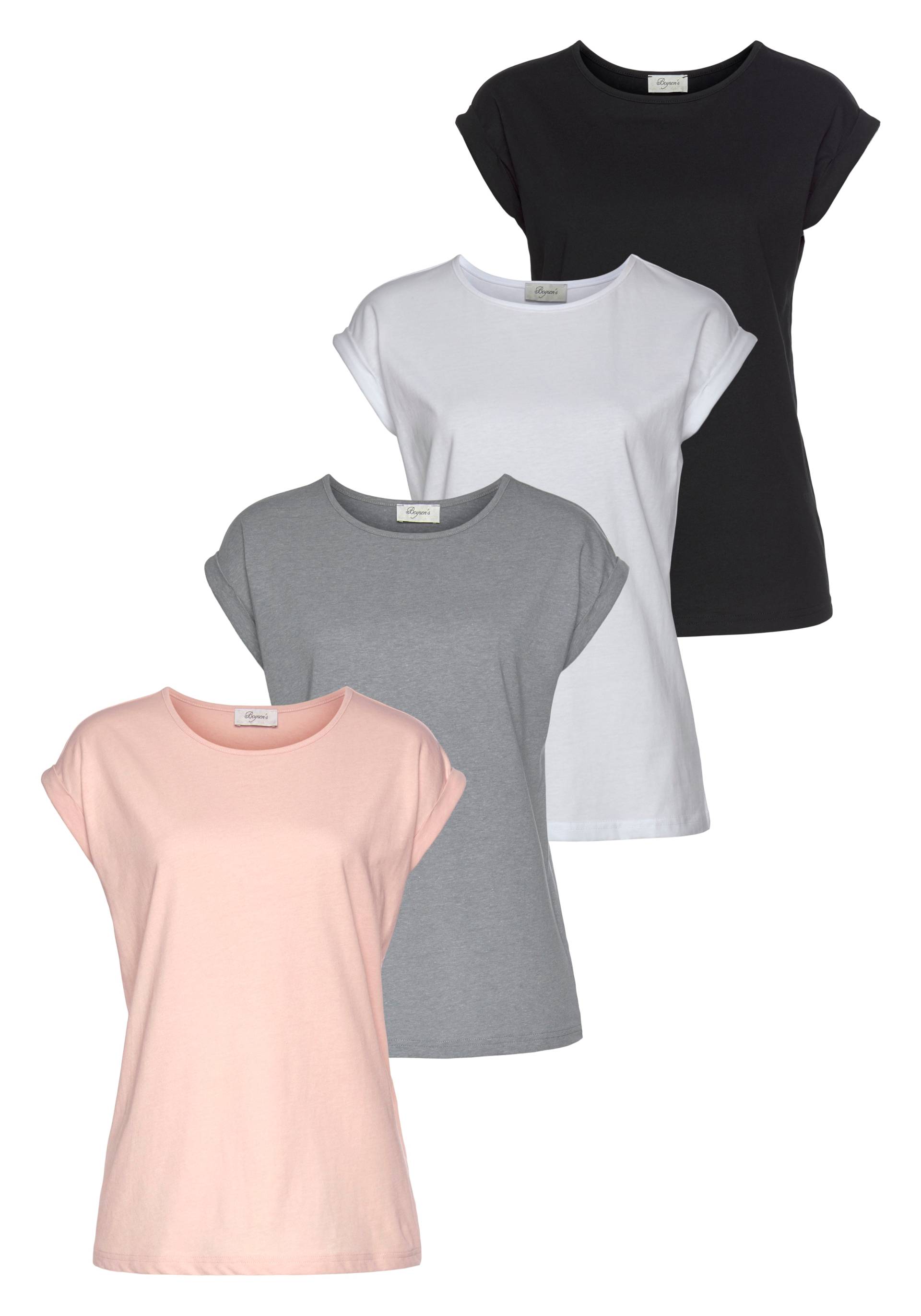 Boysen's T-Shirt, Kurzarm, basic, Rundhalsausschnitt, für Freizeit und Sport Boysen's T-Shirt, Kurzarm, basic, Rundhalsausschnitt, für Freizeit und Sport von Boysen's