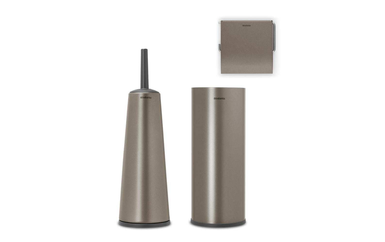 Brabantia WC-Garnitur »Set ReNew Platin«, aus Kunststoff Brabantia WC-Garnitur »Set ReNew Platin«, aus Kunststoff von Brabantia