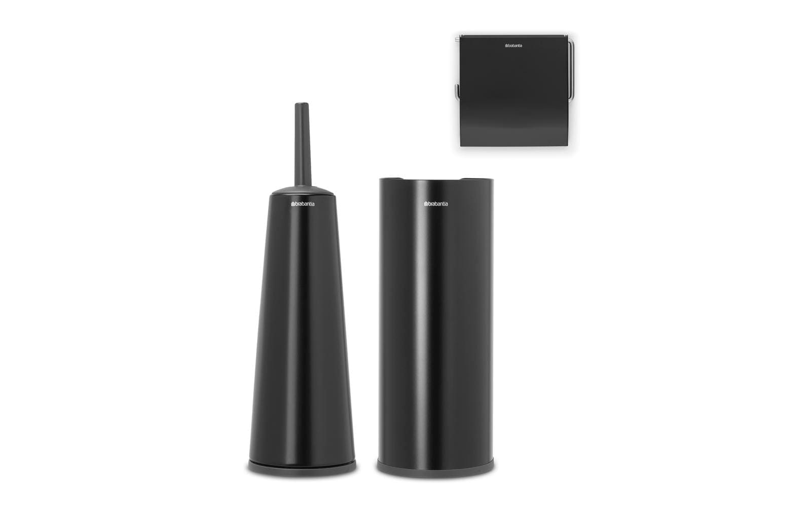 Brabantia WC-Garnitur »Set ReNew Schwarz«, aus Kunststoff von Brabantia