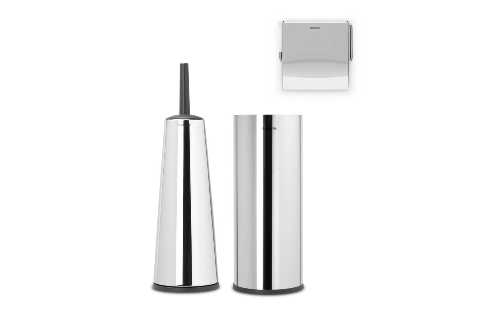 Brabantia WC-Garnitur »Set ReNew Silber«, aus Kunststoff von Brabantia