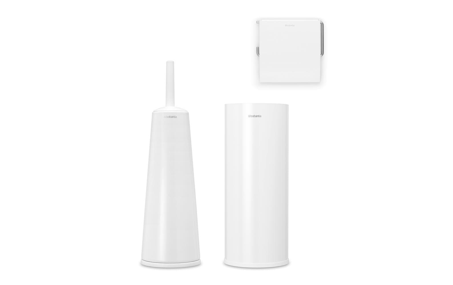 Brabantia WC-Garnitur »Set ReNew Weiss«, aus Kunststoff von Brabantia