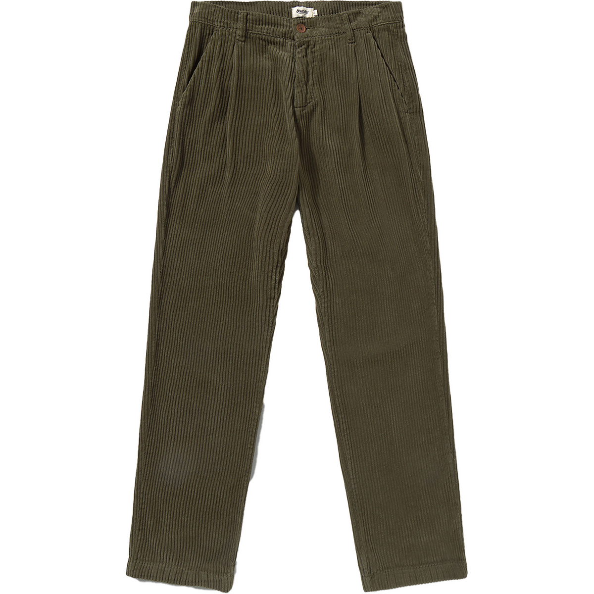 Brava Fabrics Herren Corduroy Pleated Chino Hose von Brava Fabrics