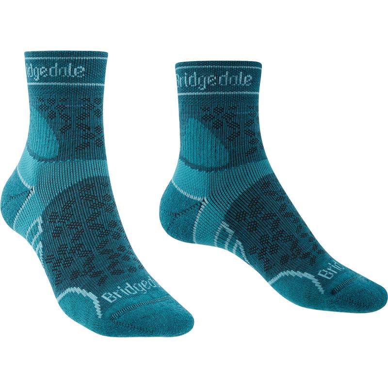 Bridgedale Damen Lightweight T2 Merino Sport 3/4 Crew Socken von Bridgedale