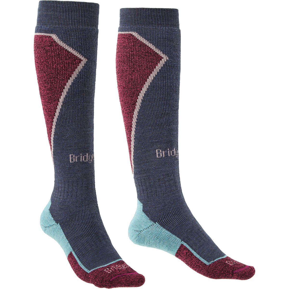 Bridgedale Damen Ski Midweight+ Merino Performance Socken von Bridgedale