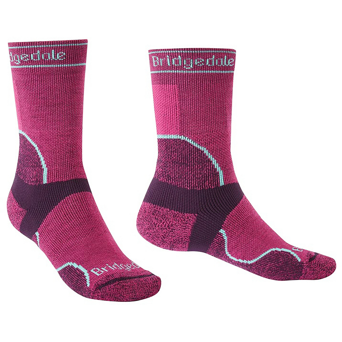 Bridgedale Damen Trail Run Midweight T2 Merino Crew Socken von Bridgedale