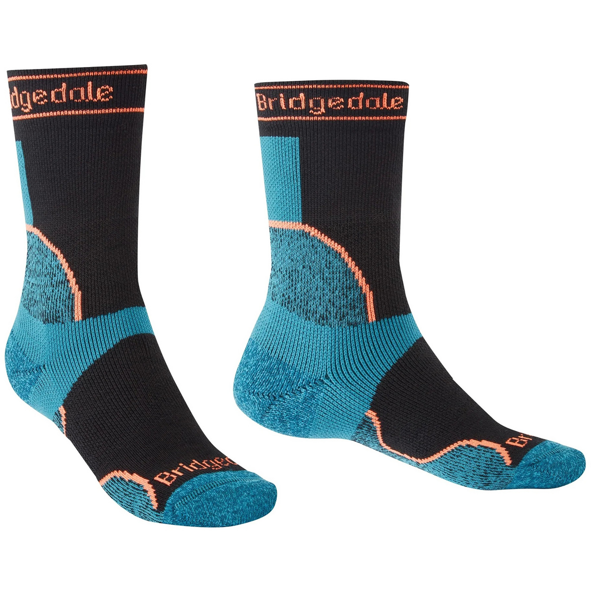 Bridgedale Damen Trail Run Midweight T2 Merino Crew Socken von Bridgedale