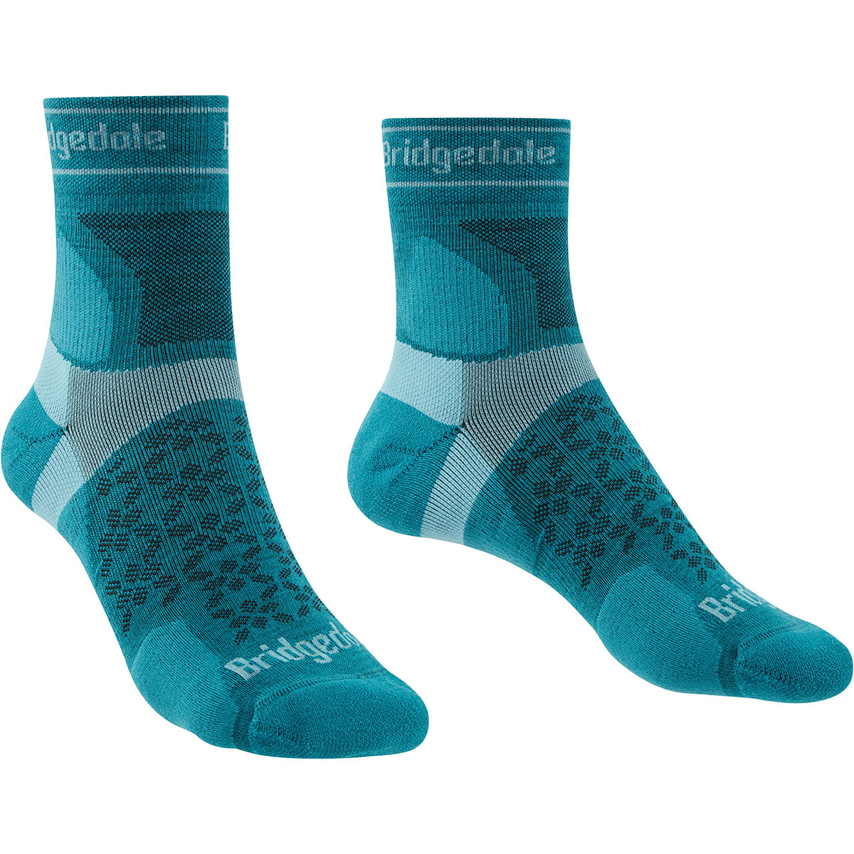 Bridgedale Damen Ultralight T2 Merino Sport 3/4 Crew Socken von Bridgedale