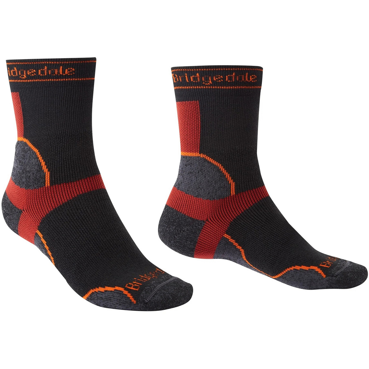 Bridgedale Herren Trail Run Midweight T2 Merino Crew Socken Bridgedale Herren Trail Run Midweight T2 Merino Crew Socken von Bridgedale