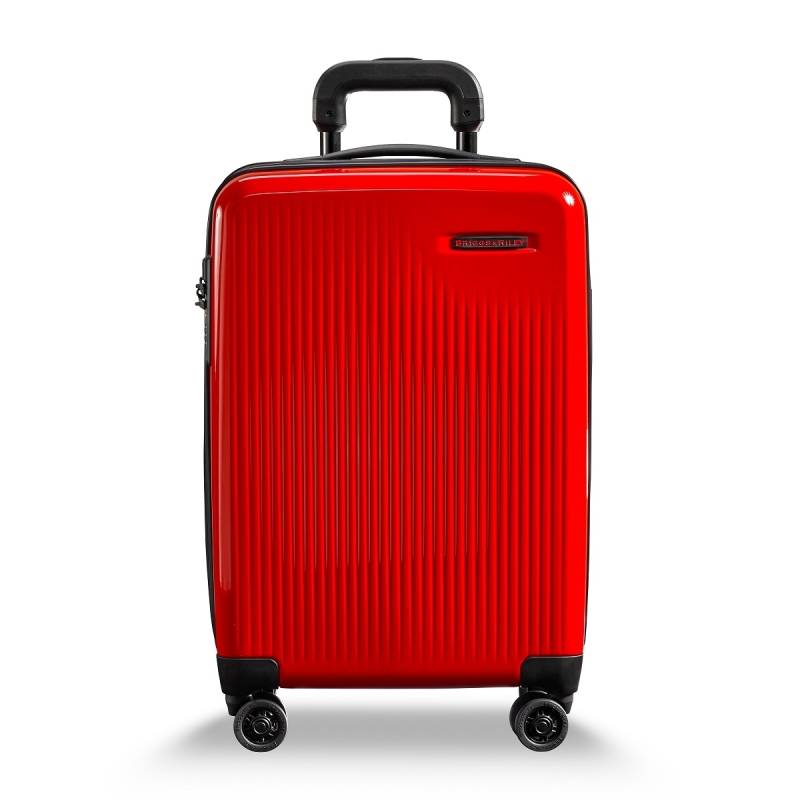 Sympatico, International Carry-On expandable Spinner in Fire Red von Briggs & Riley