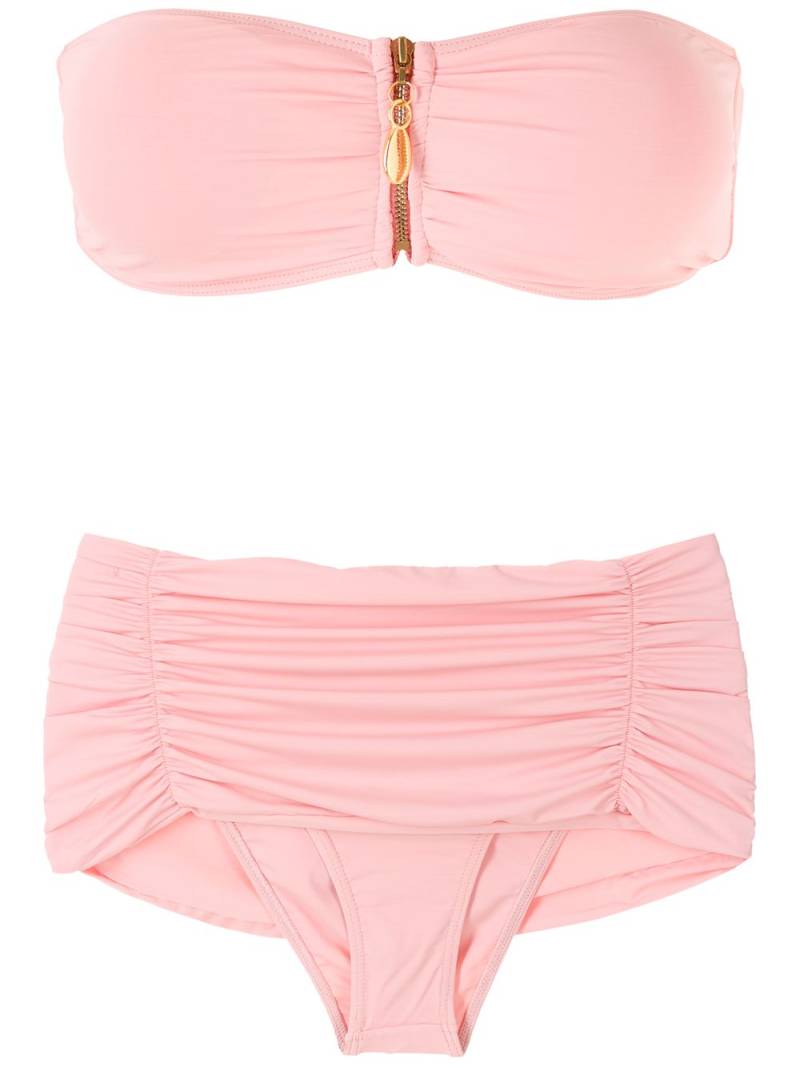 Brigitte Dani strapless bikini set - Pink von Brigitte