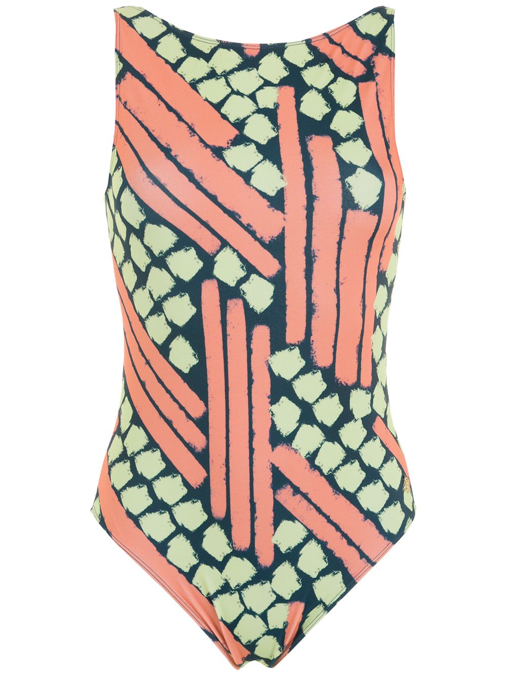 Brigitte abstract-print one-piece swimsuit - Multicolour von Brigitte