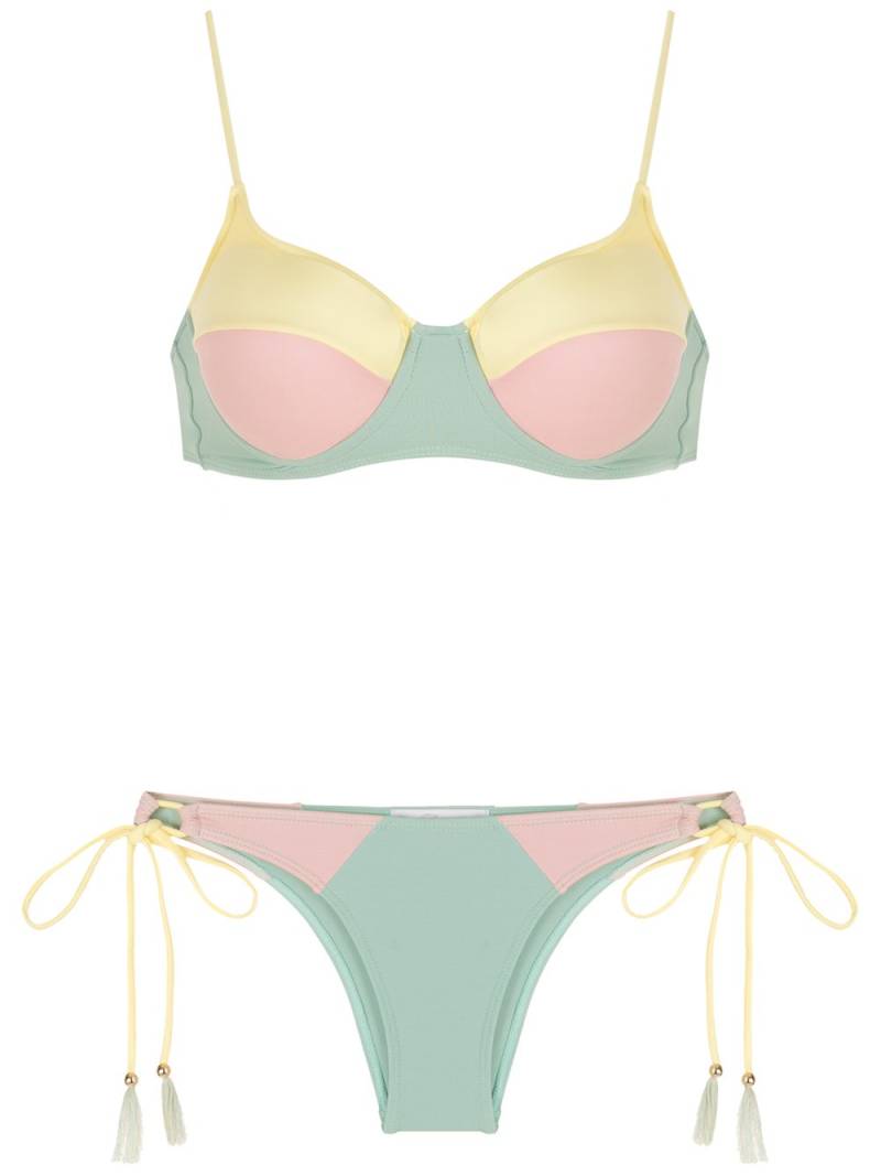 Brigitte colour-block bikini set - Multicolour von Brigitte