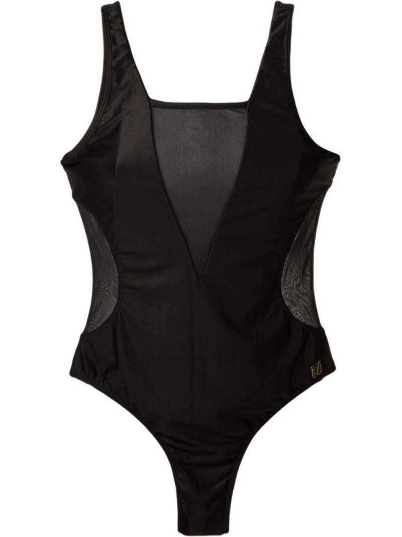 Brigitte sheer panels swimsuit - Black von Brigitte