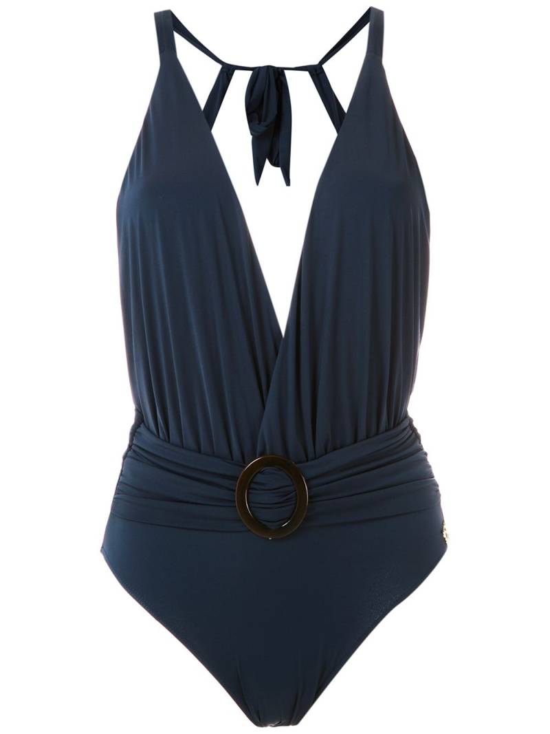 Brigitte swimsuit with buckle detail - Blue von Brigitte