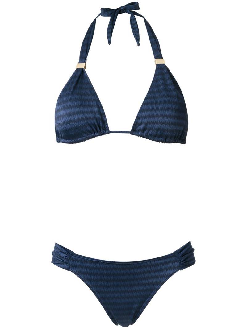 Brigitte triangle bikini set - Blue von Brigitte