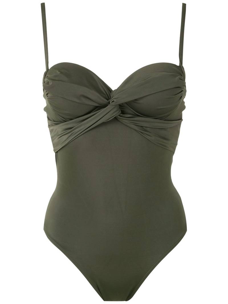 Brigitte twisted detail swimsuit - Green von Brigitte