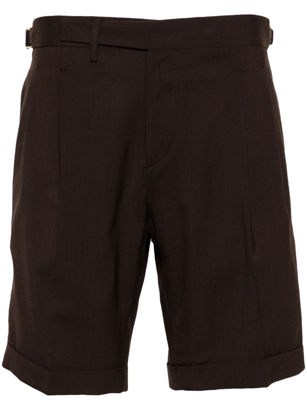 Briglia 1949 Amalfis lightweight-wool shorts - Brown von Briglia 1949