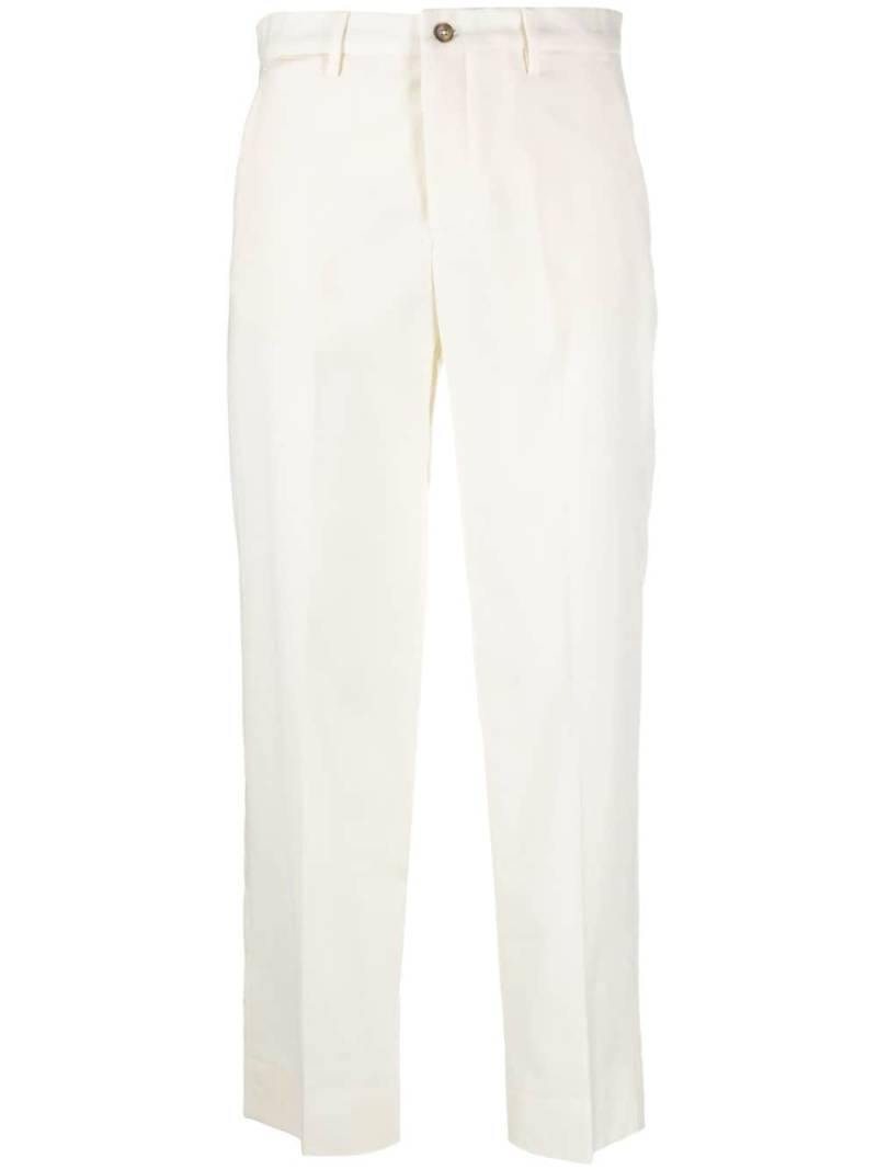 Briglia 1949 Jean virgin wool tapered trousers - White von Briglia 1949