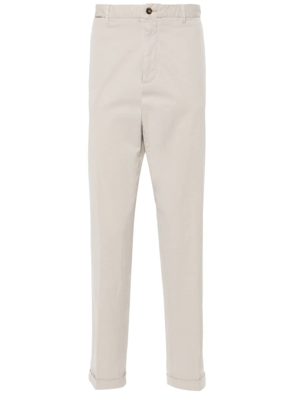 Briglia 1949 elasticated-waist tapered trousers - Neutrals von Briglia 1949