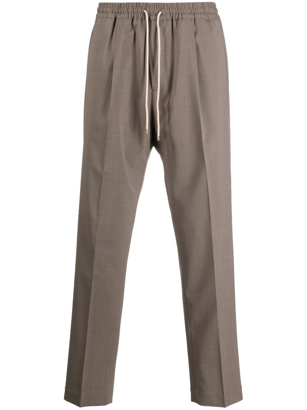 Briglia 1949 elasticated-waistband long-length trousers - Neutrals von Briglia 1949