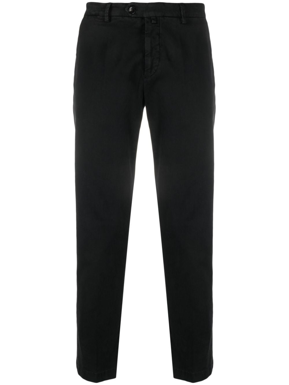 Briglia 1949 mid-rise slim-cut trousers - Black von Briglia 1949