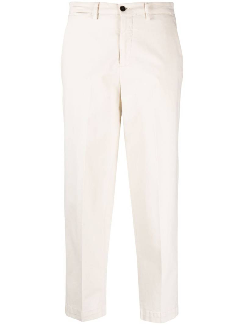 Briglia 1949 mid-rise tapered cropped trousers - Neutrals von Briglia 1949