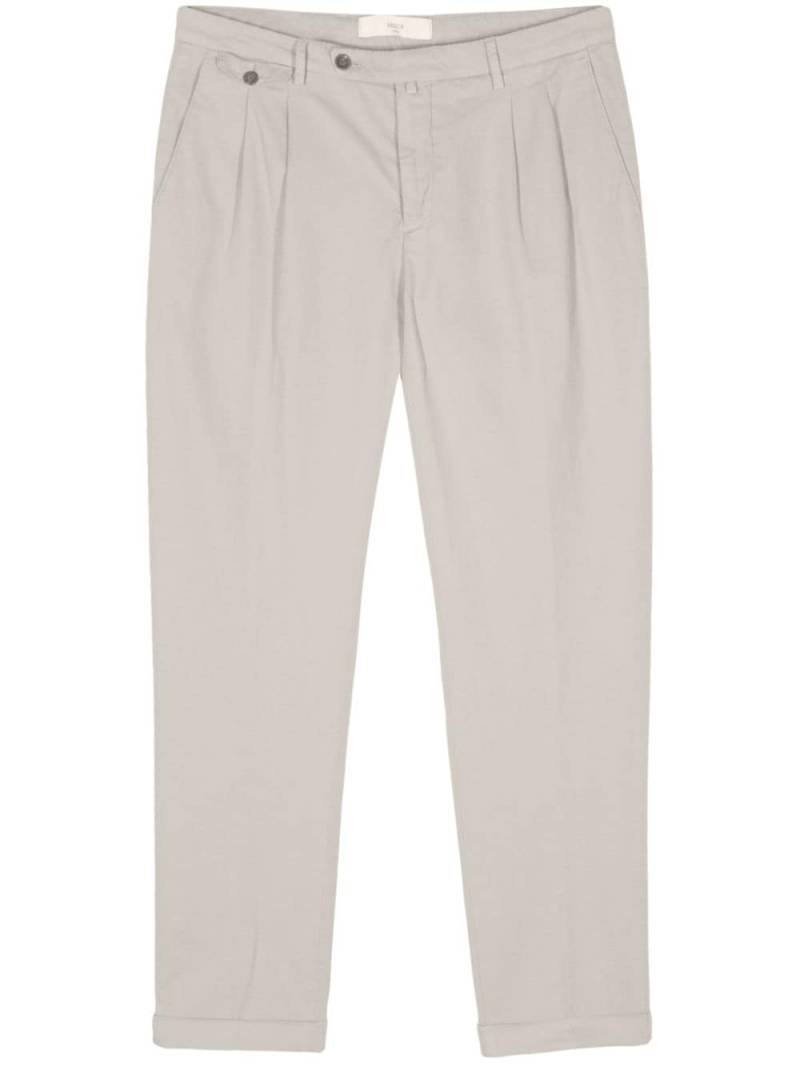 Briglia 1949 pleat-detail straight-leg trousers - Grey von Briglia 1949