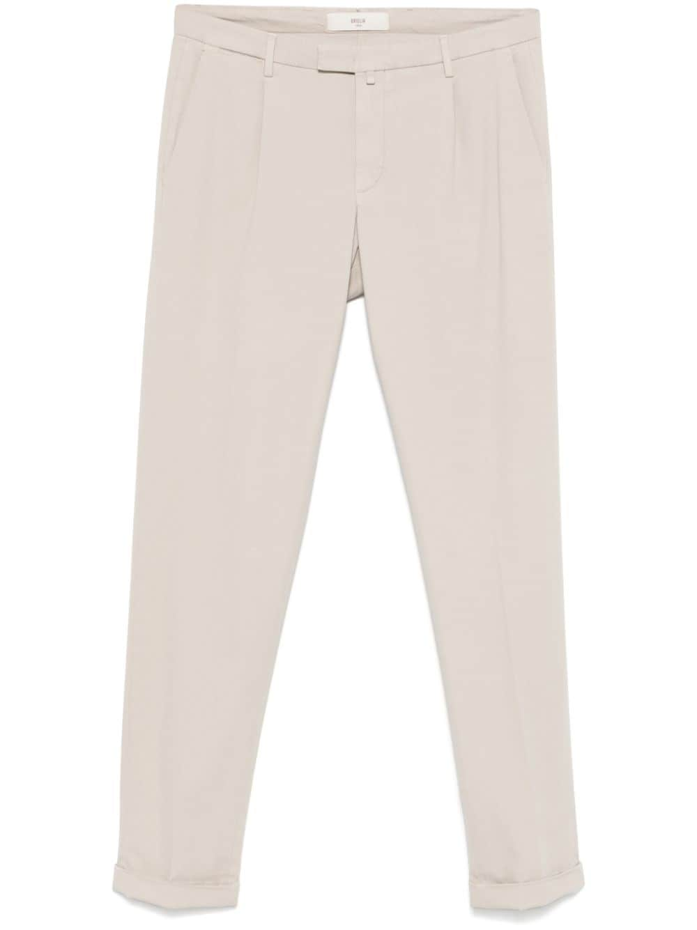 Briglia 1949 pleat-detail trousers - Neutrals von Briglia 1949