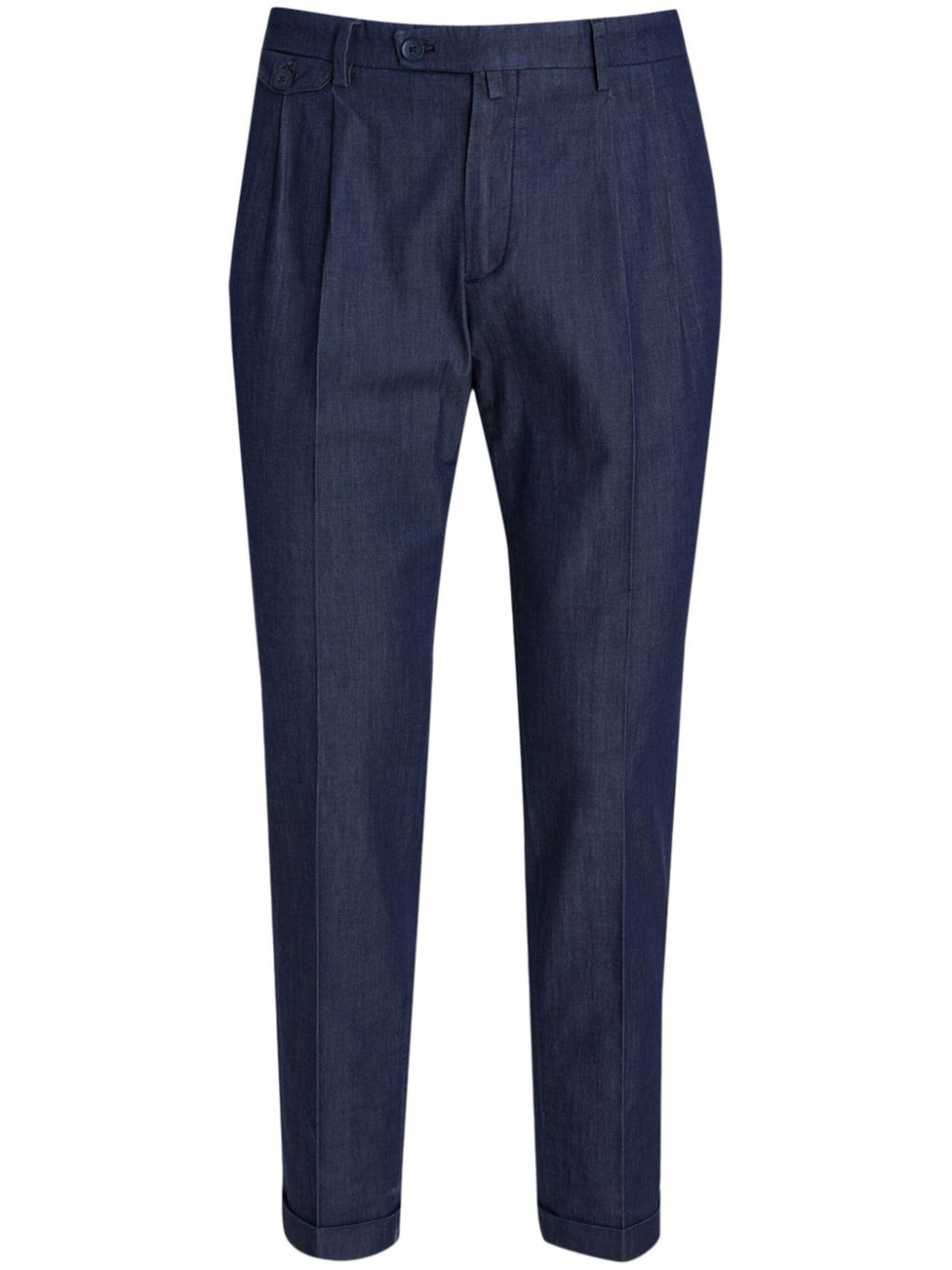 Briglia 1949 pleated denim trousers - Blue von Briglia 1949