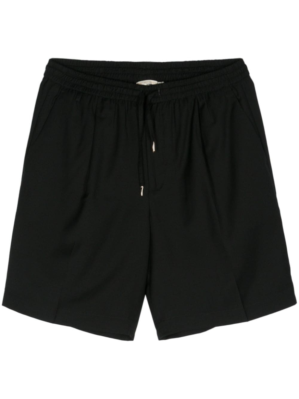 Briglia 1949 pleated wool bermuda shorts - Black von Briglia 1949