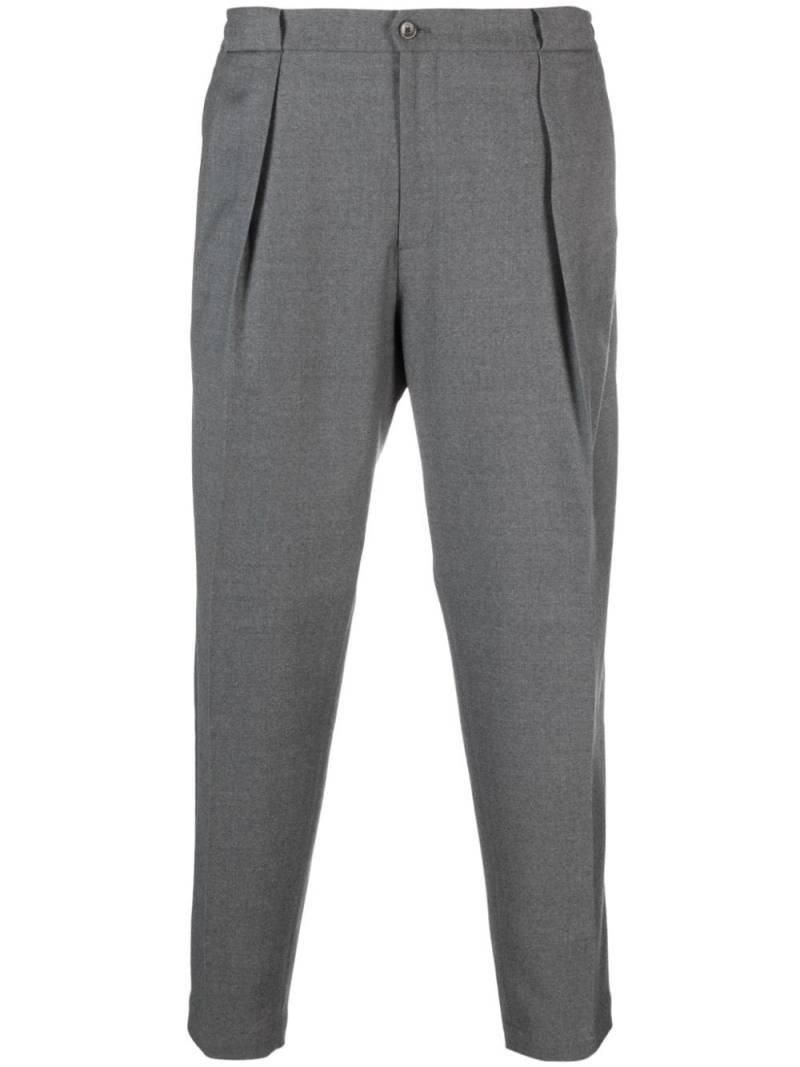 Briglia 1949 pressed-crease tapered-leg trousers - Grey von Briglia 1949