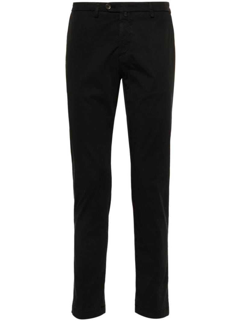 Briglia 1949 pressed-crease tapered trousers - Black von Briglia 1949