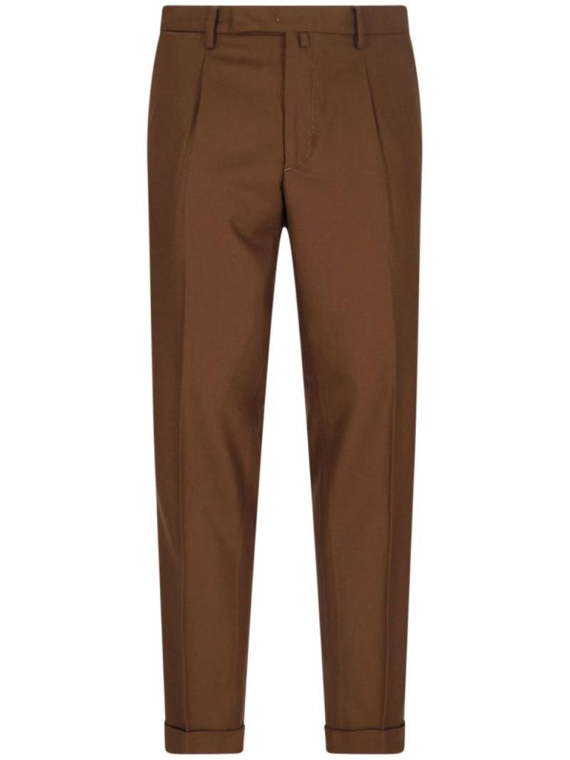 Briglia 1949 pressed-crease tapered trousers - Brown von Briglia 1949