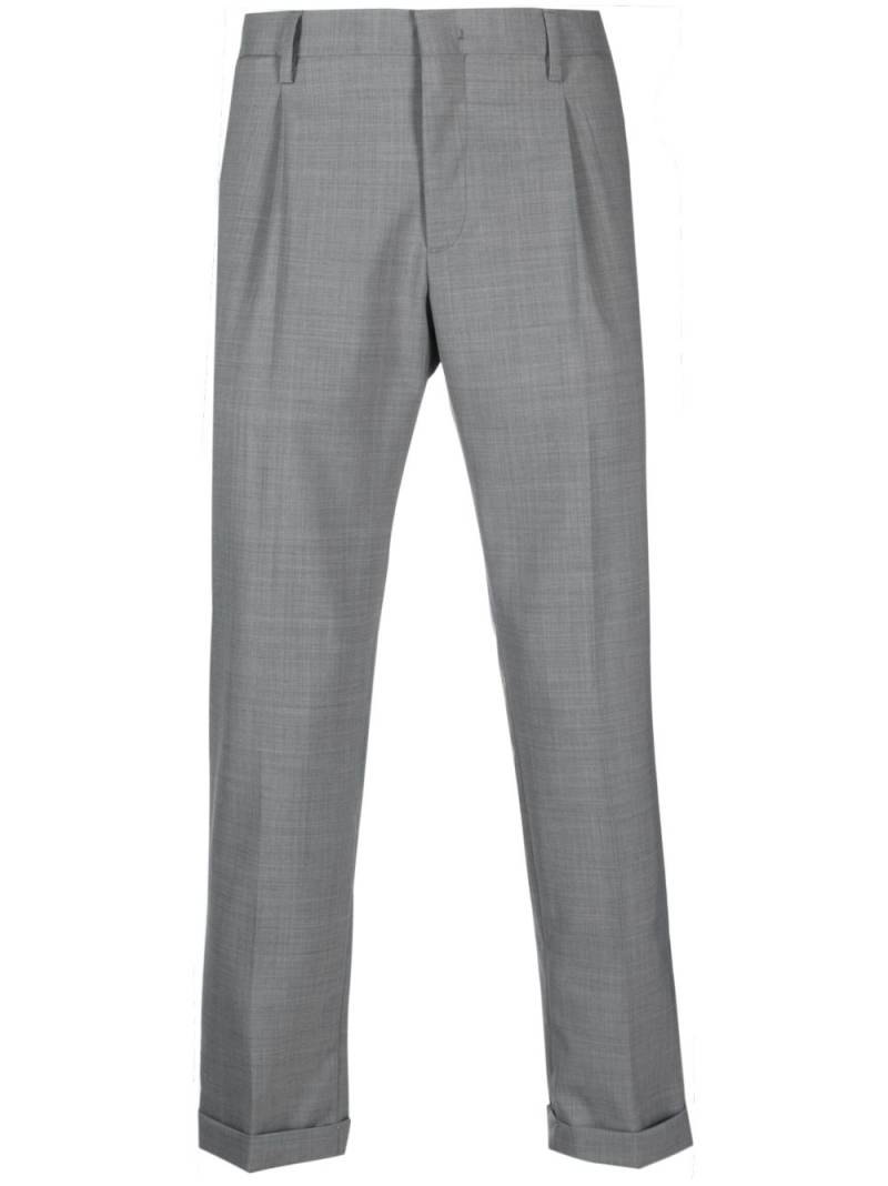 Briglia 1949 turn-up-hem pleated trousers - Grey von Briglia 1949