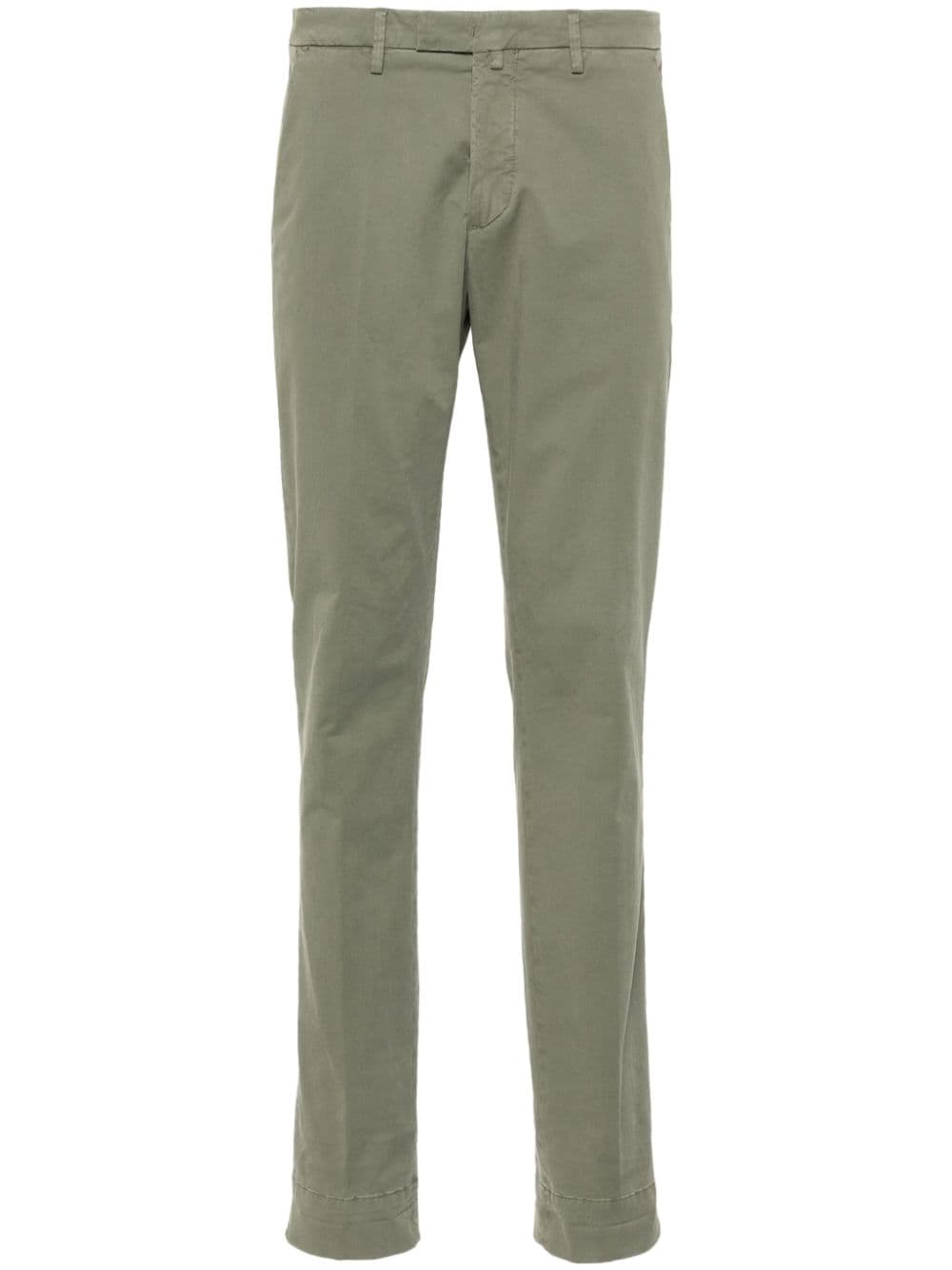 Briglia 1949 twill tapered-leg trousers - Green von Briglia 1949