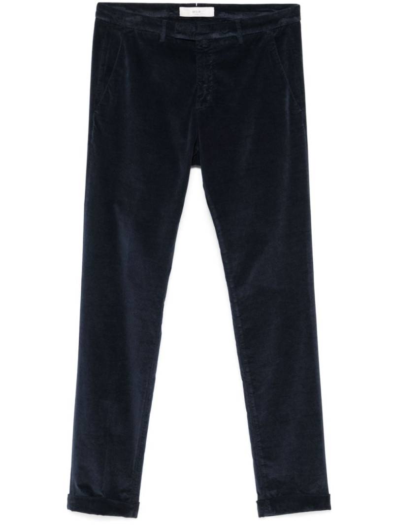 Briglia 1949 velvet trousers - Blue von Briglia 1949